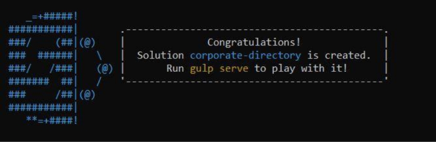 Run solution using gulp serve